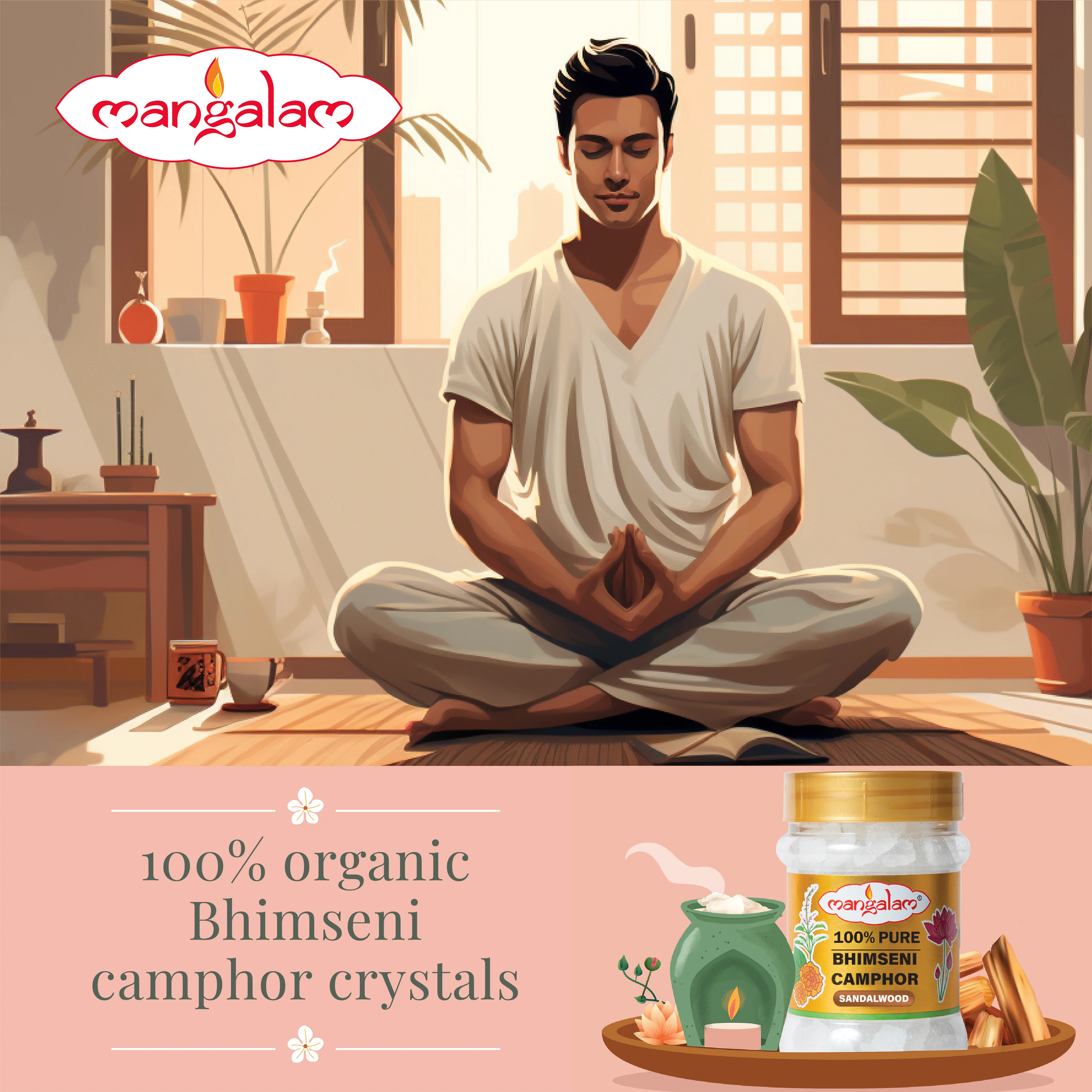 Bhimseni Camphor (Sandalwood) - 100g - Image 5