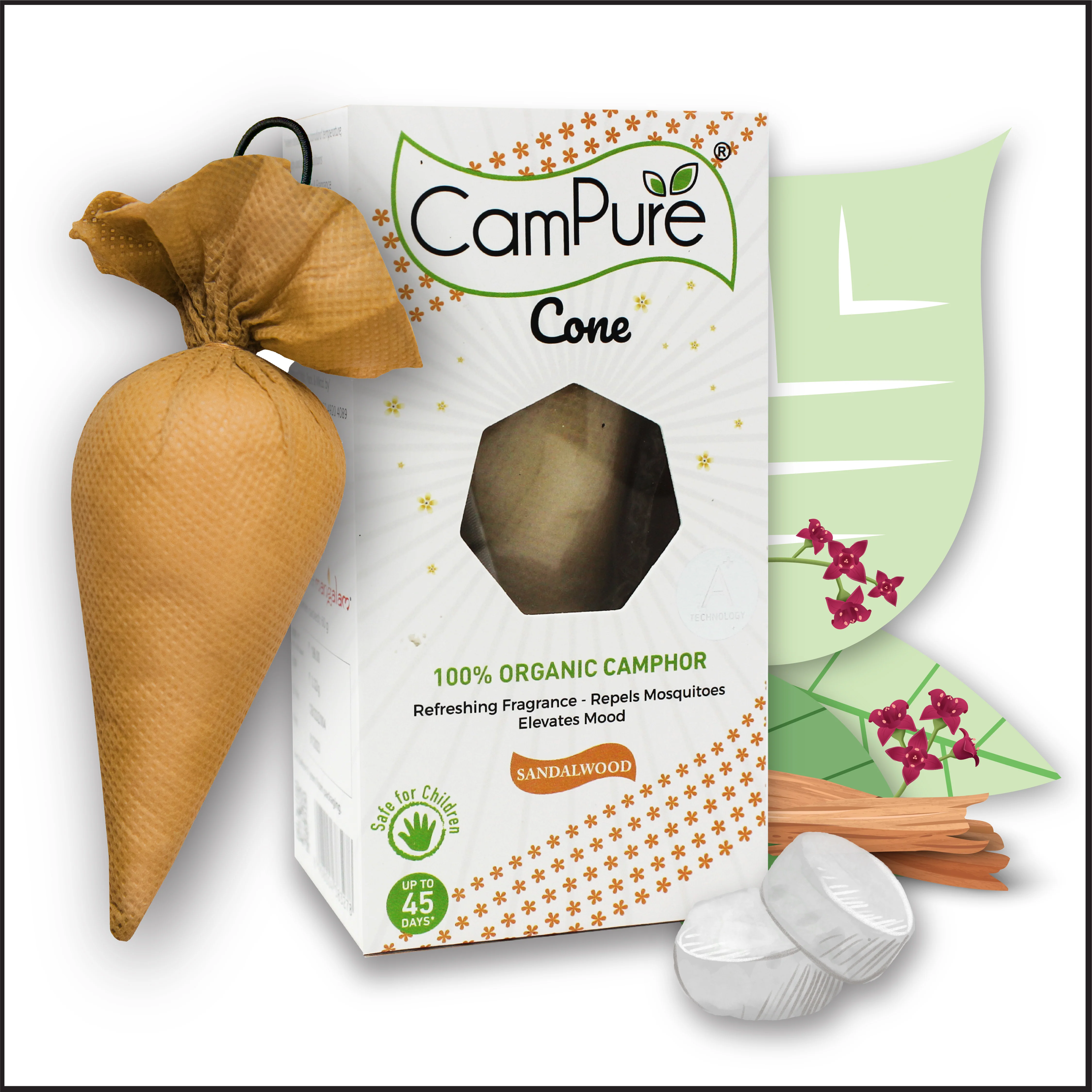Camphor Cone - Sandalwood - Image 9
